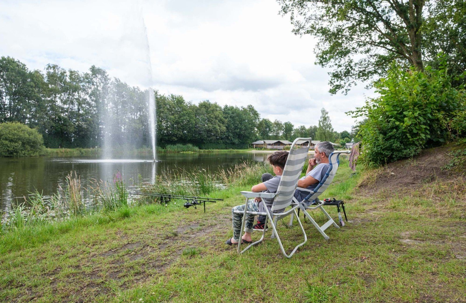 Camping Nederland visvijver